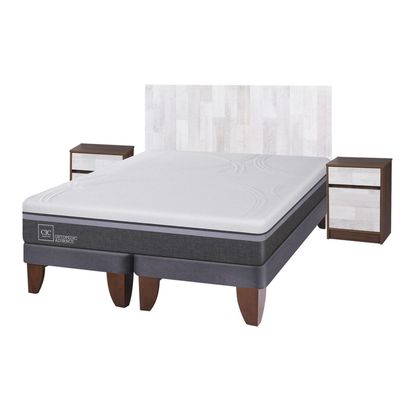 Imagen 2 del producto Cama Europea Ortopedic Advance 2 Plazas Bd + Muebles