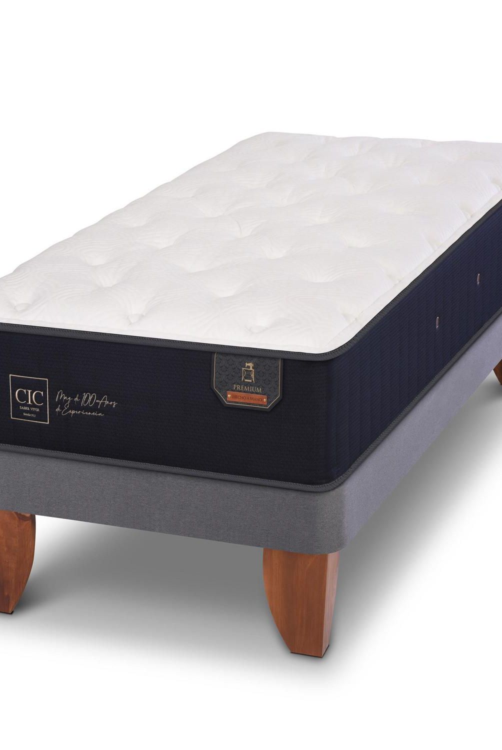 CIC - Cama 1.5 Plazas Europea Premium Blanco