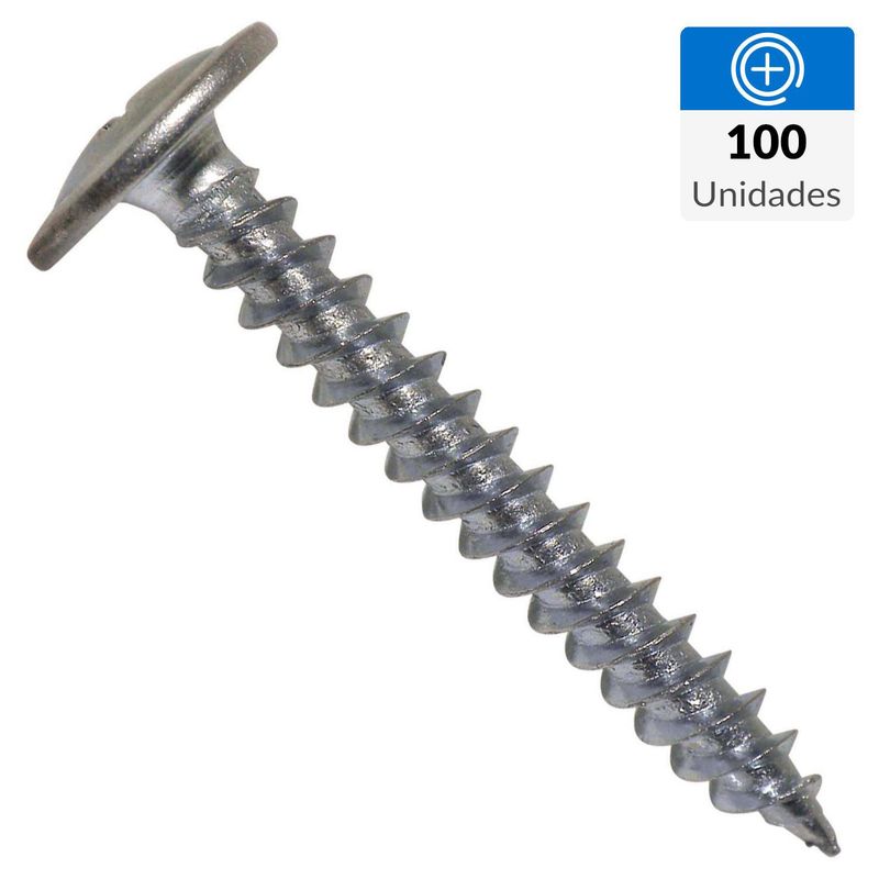 MAMUT - Tornillo Autoperforante Cabeza Lenteja Madera 1 " 8 mm 100 unidad(es)
