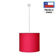 CAROLD STEVENS - Lámpara Colgante Infantil 1 Luz Tela Morado/Púrpura 25 cm