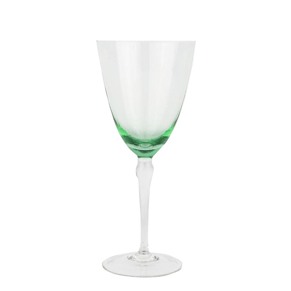 DECO EXPRESS - Set 4 Copas de Vino tinto 440 ml Vidrio Verde