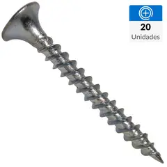 FIXSER - Tornillo Autoperforante Yeso-Cartón 1-1/4 " 6 mm 20 unidad(es)