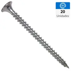 FIXSER - Tornillo Autoperforante Yeso-Cartón 1-5/8 " 6 mm 20 unidad(es)