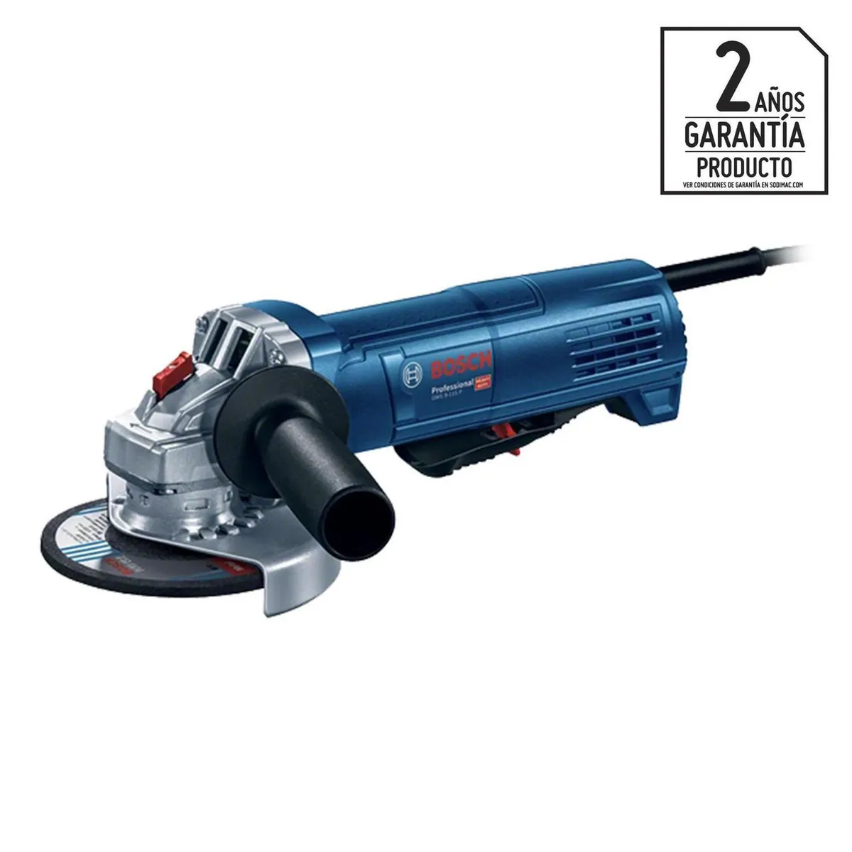 BOSCH - Esmeril angular eléctrico 4,5" 900W