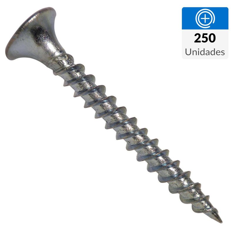 FIXSER - Tornillo Autoperforante Cabeza Phillips Yeso-Cartón 1 " 6 mm 250 unidad(es)