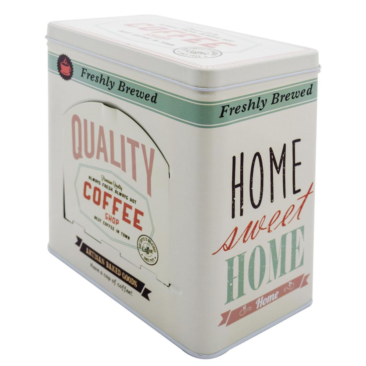 SOHOGAR - Pack 2 Canister Metalicos Diseño Latón 1 l