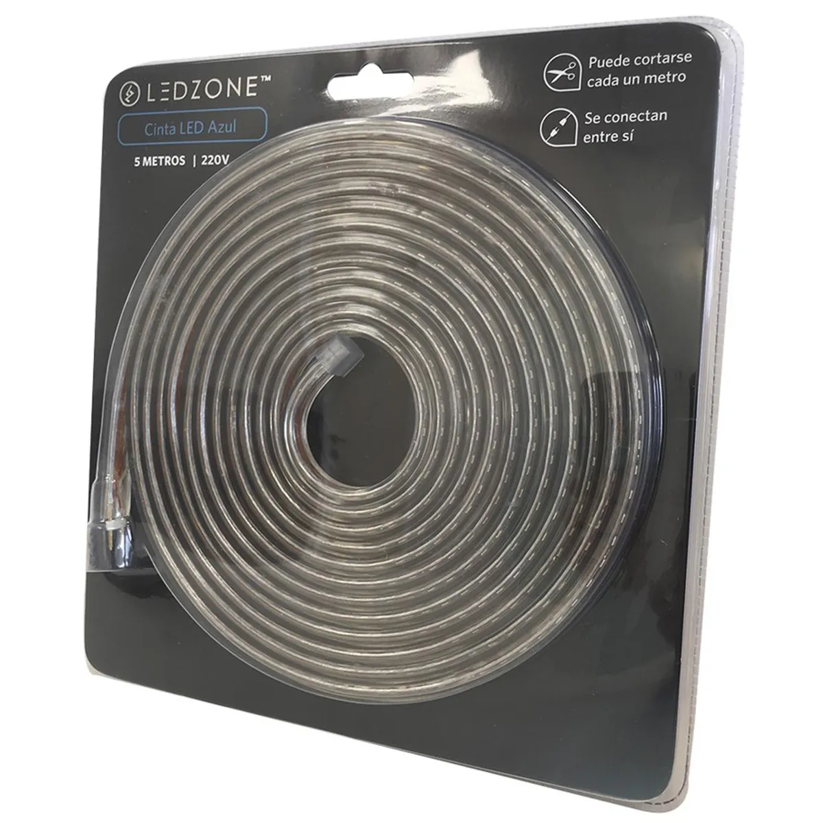 LEDZONE - Cinta led azul 5 metros