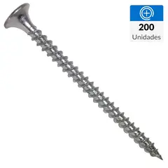 MAMUT - Tornillo Autoperforante Cabeza Phillips Yeso-Cartón 2 " 6 mm 200 Unidades
