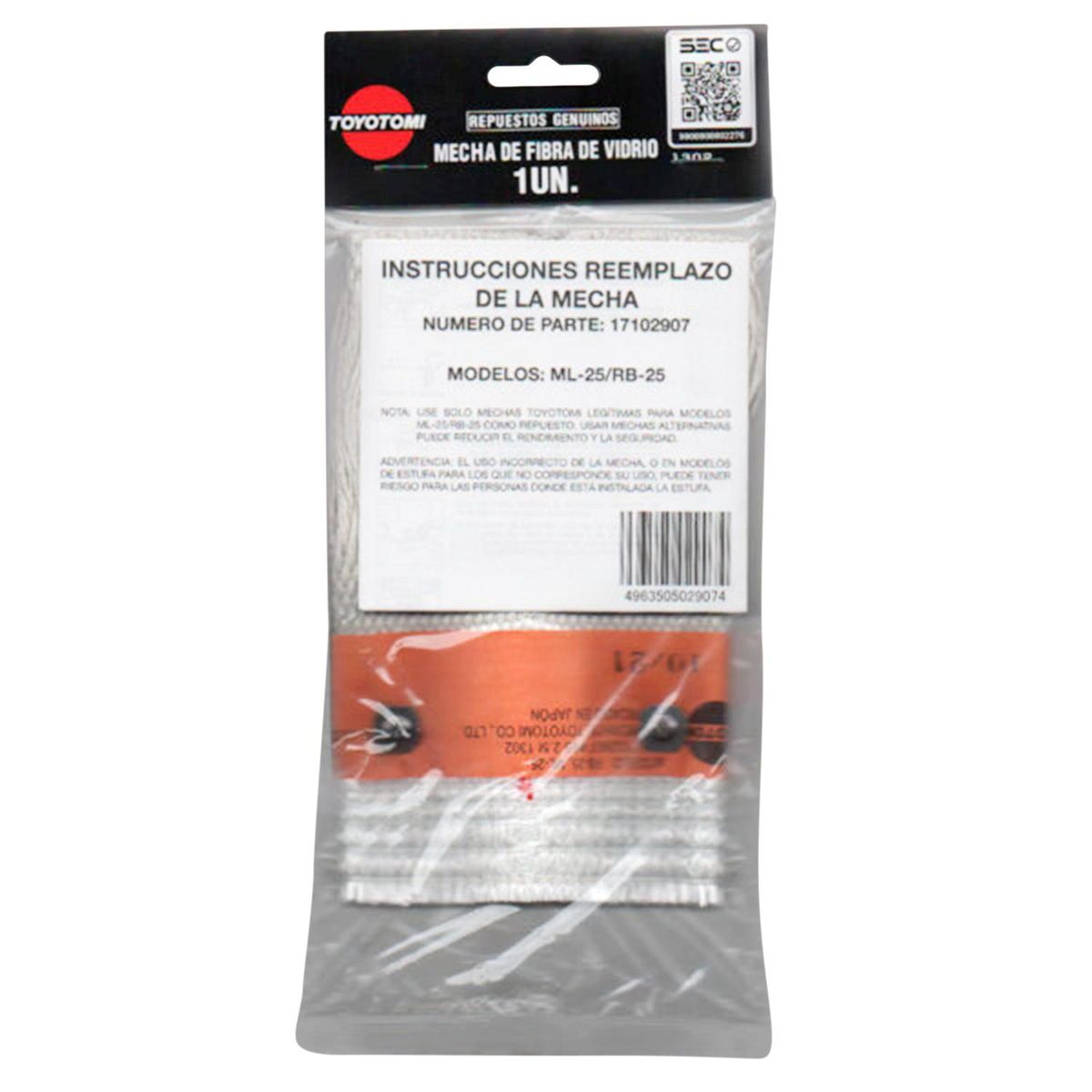 TOYOTOMI - Mecha estufa parafina ML-25