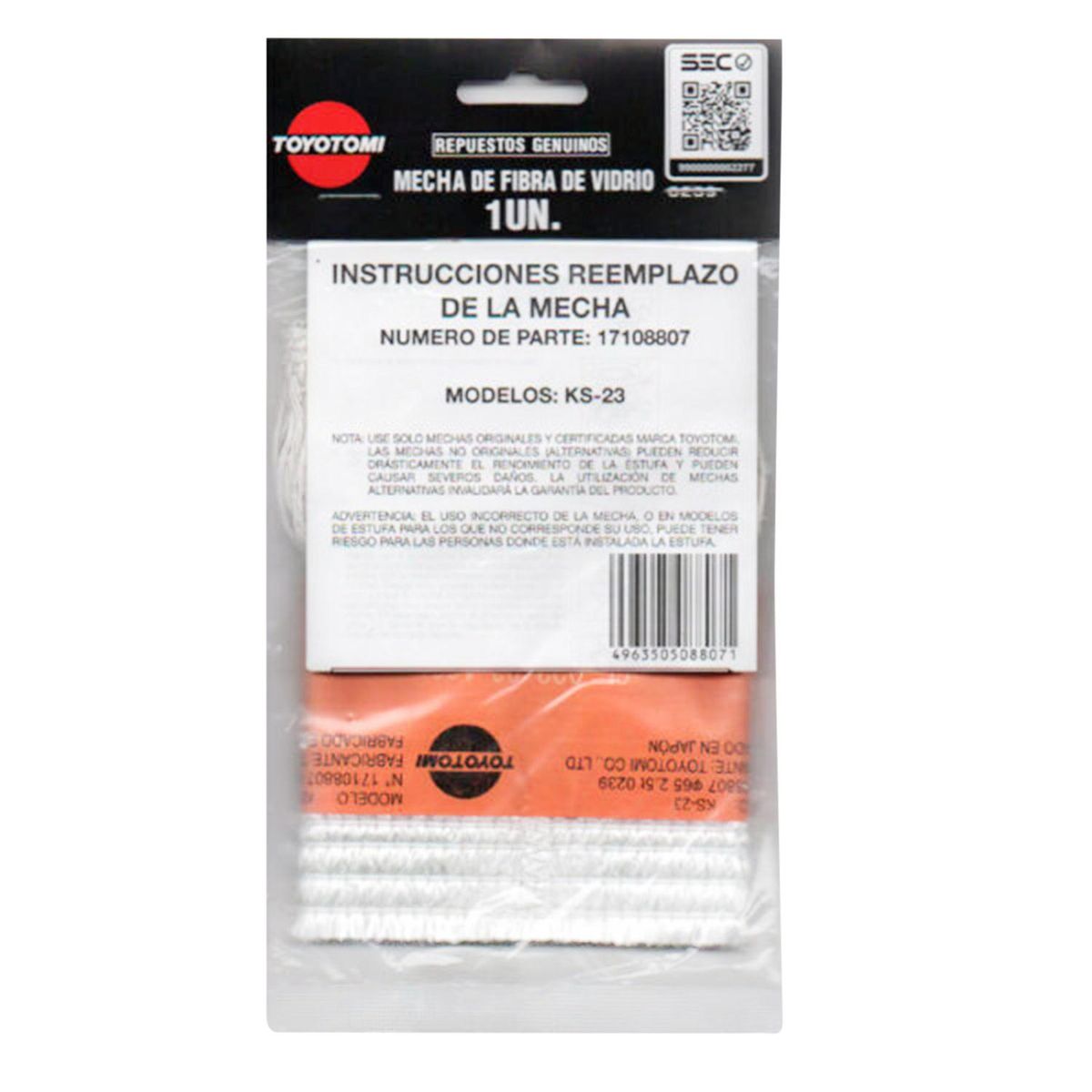 TOYOTOMI - Mecha estufa parafina KS-23