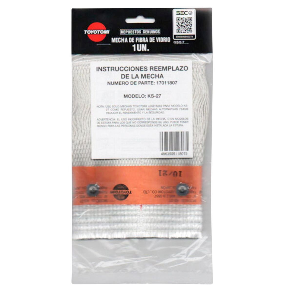 TOYOTOMI - Mecha estufa parafina KS-27