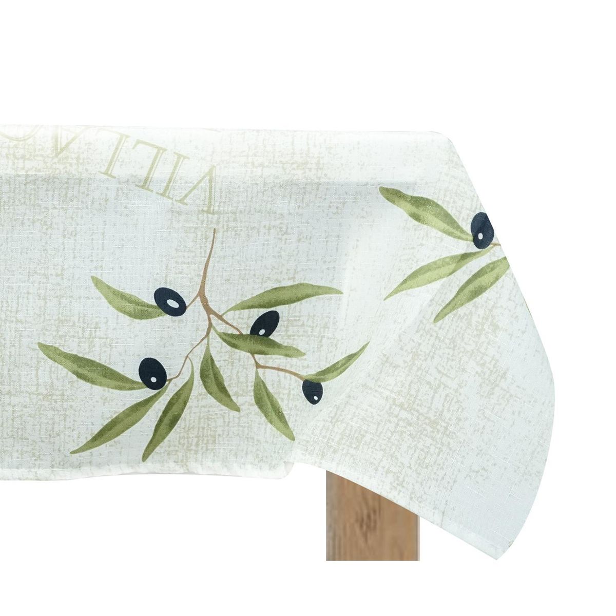DECO EXPRESS - Mantel antimanchas Olivo 130X180 cm    