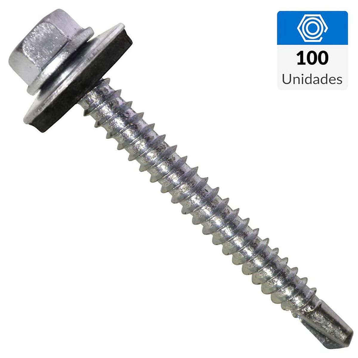 FIXSER - Tornillo Autoperforante Metal 1-1/2 " 12 mm 100 unidad(es)