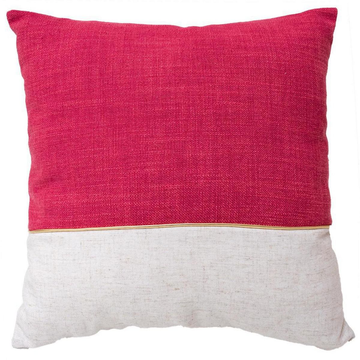 INES JOHNSON - Pack cojines colibrí rojo 44x44 cm