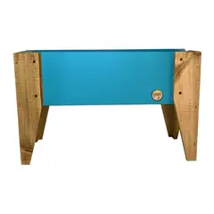 DECOGREEN - Jardinera huerto 60x30x32 turquesa