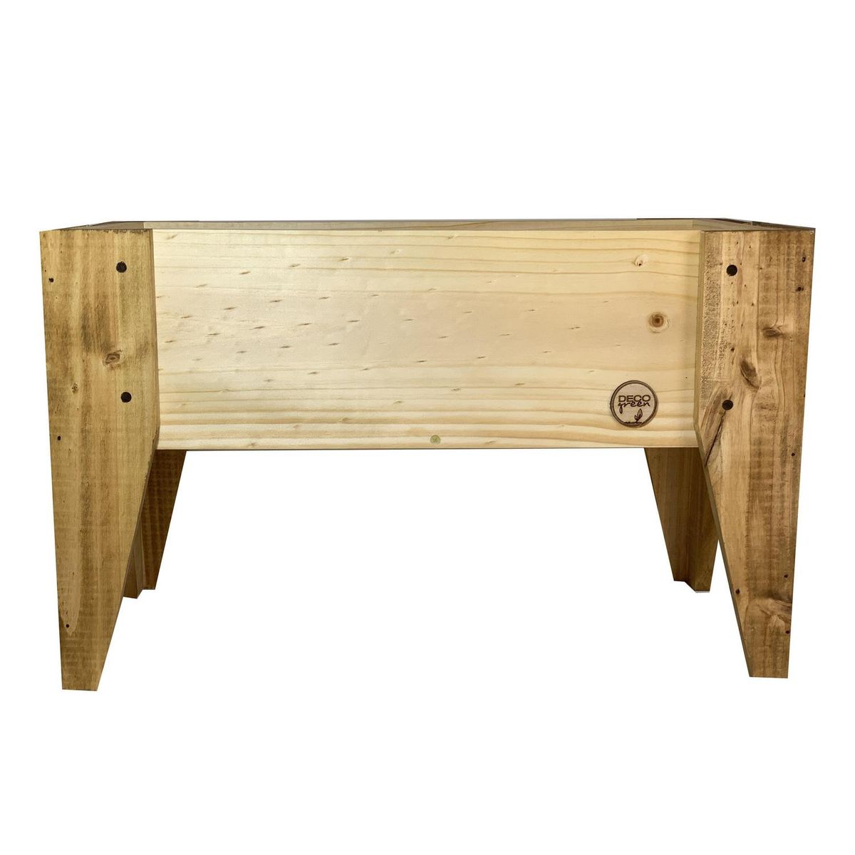 DECOGREEN - Jardinera Huerto de Madera 60x32 cm Natural
