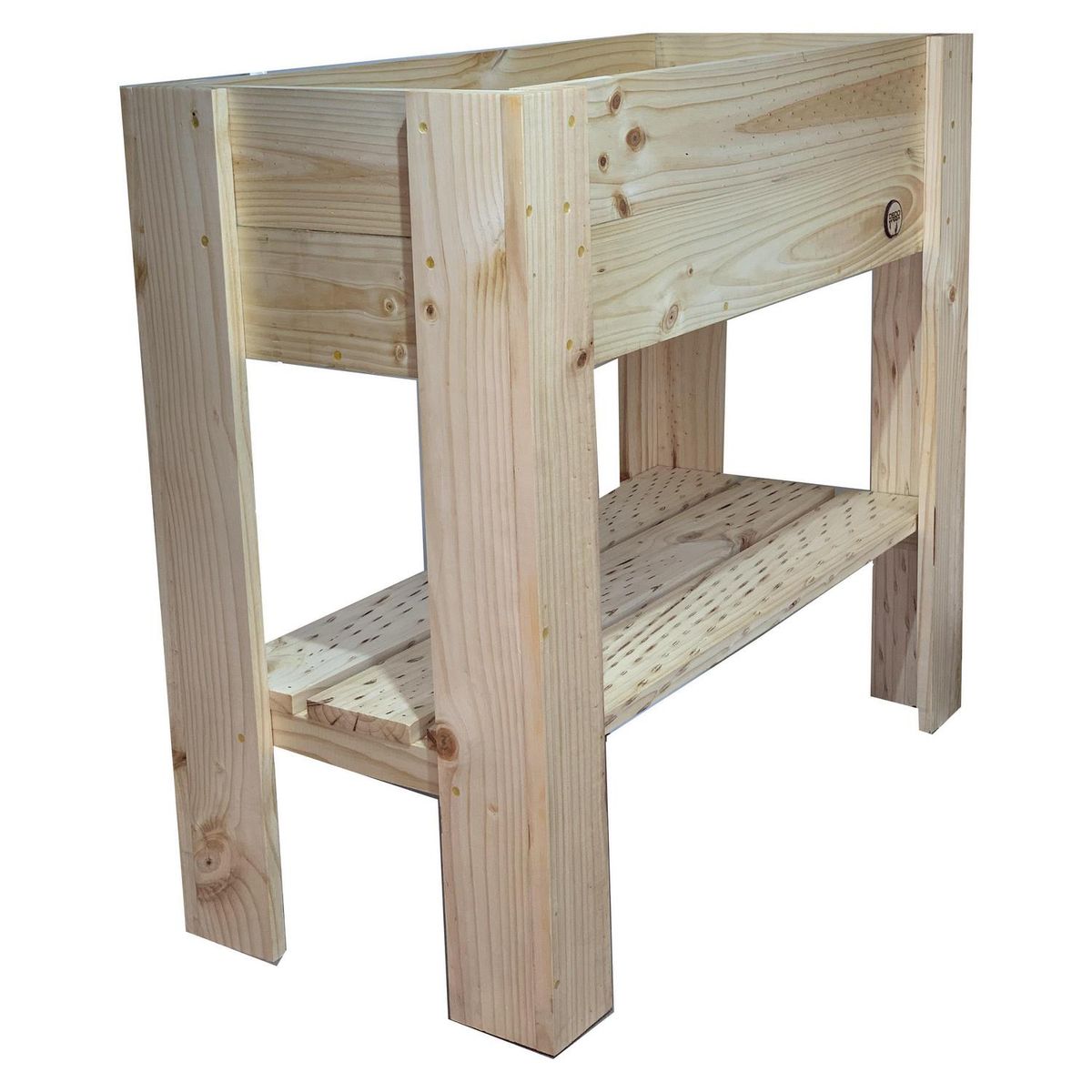 DECOGREEN - Jardinera Huerto de Madera 40x80 cm Natural