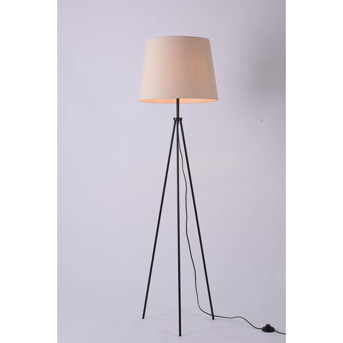 DISEÑO 3 - Lámpara de Pie Mini Trípode Negro 45x160 cm