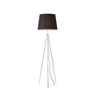 Lmpara de pie trpode mini cobre.