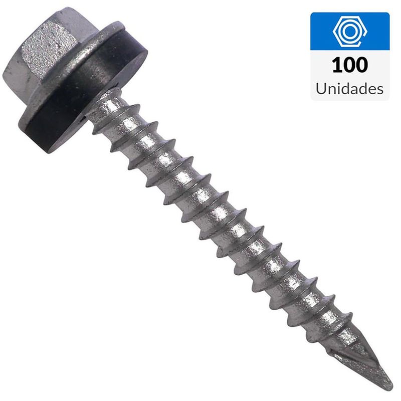 MAMUT - Tornillo Autoperforante Cabeza Hexagonal Madera 1-1/2 " 10 mm 100 unidad(es)