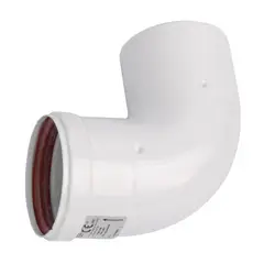 SPLENDID - Codo 90° 60 mm tiro forzado cámara abierta