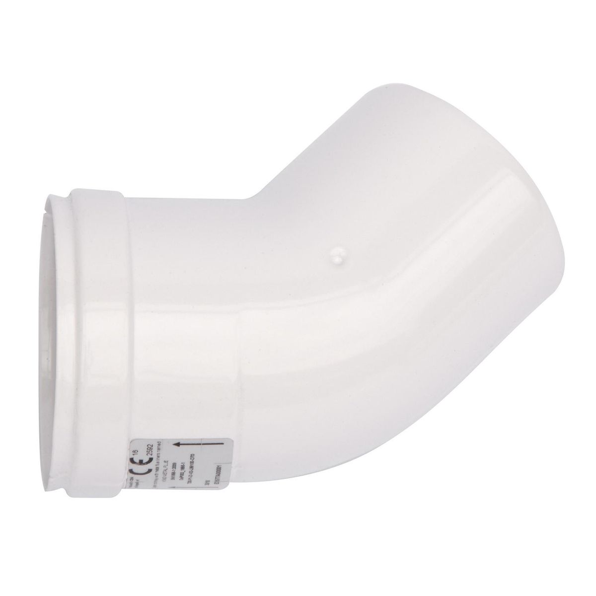 SPLENDID - Codo 45° 60 mm tiro forzado cámara abierta