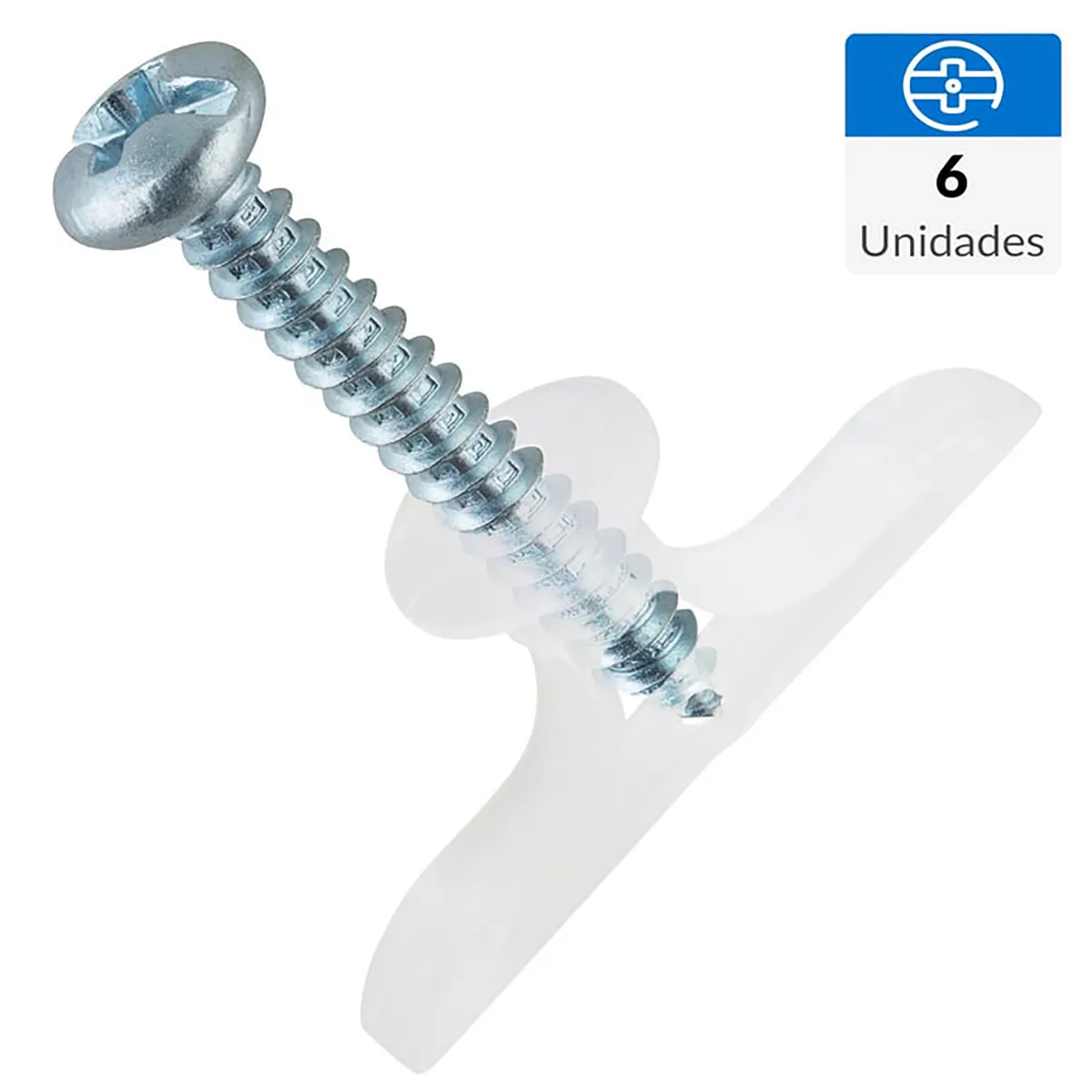 FIXSER - Tarugo volcanita con tornillo 6 unidades