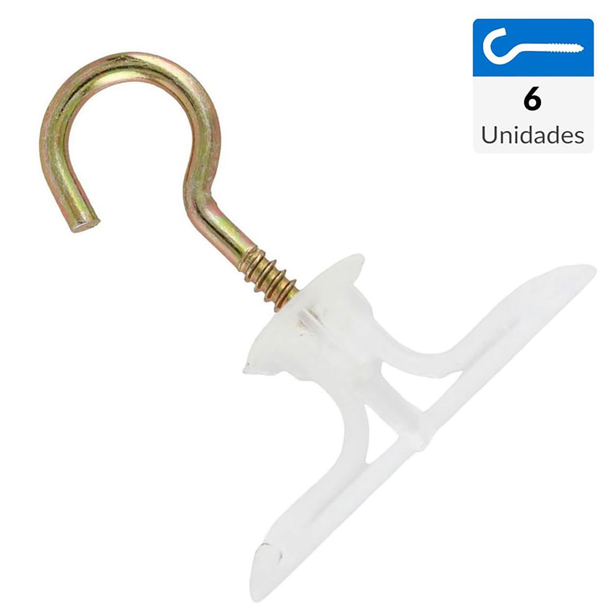 FIXSER - Tarugo volcanita con cáncamo 6 unidades