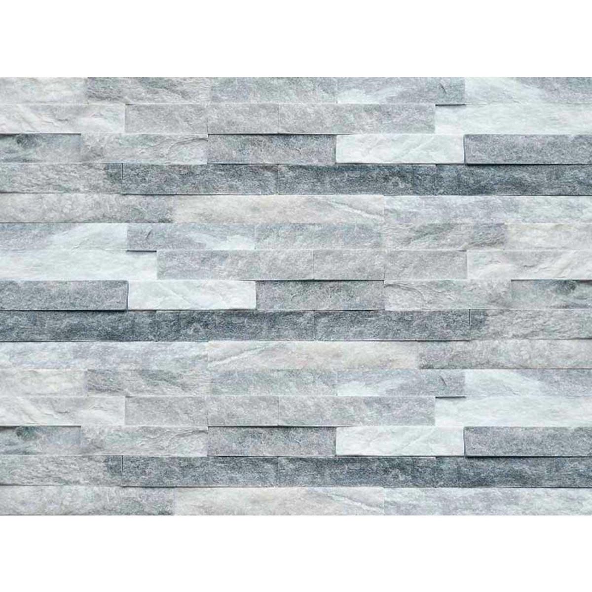 PETRATEC - Piedra cuarzo grey 15x60 cm 0,72 m2