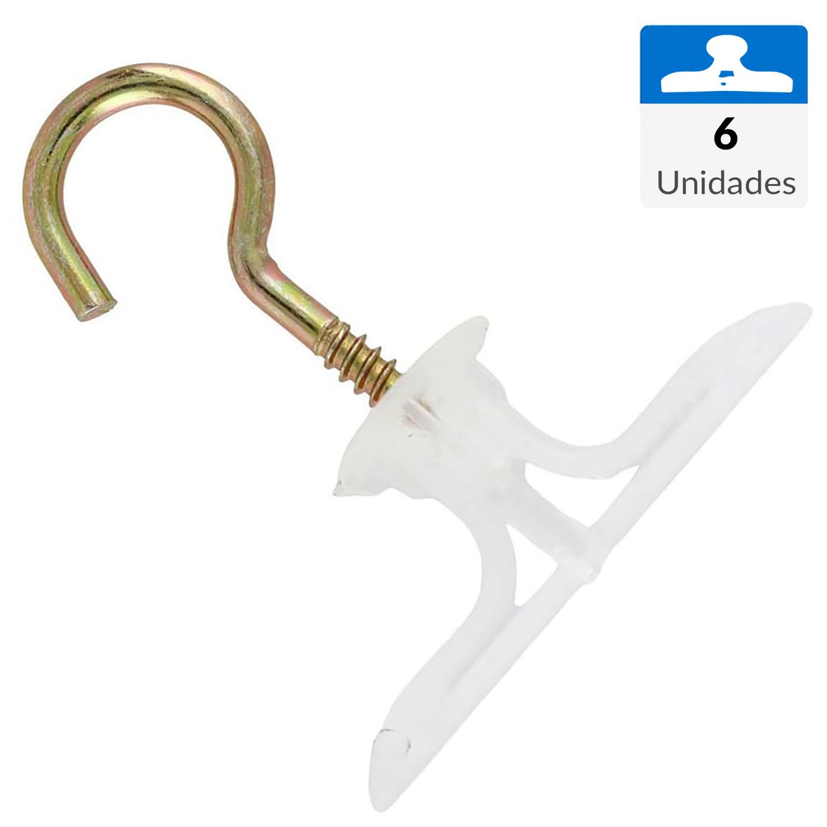 FIXSER - Tarugo volcanita con cáncamo 6 unidades