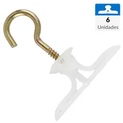 FIXSER - Tarugo volcanita con cáncamo 6 unidades