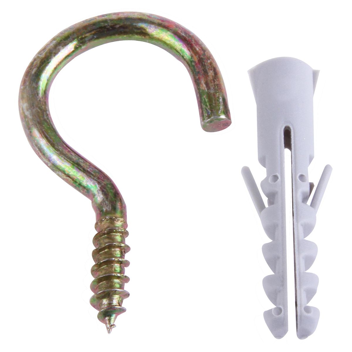 FIXSER - Tarugo con cáncamo 6 mm 6 unidades