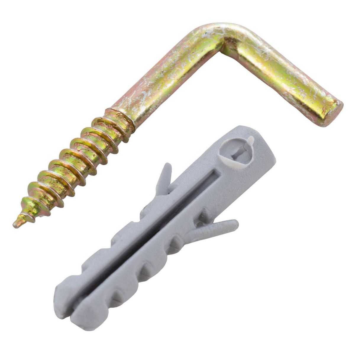 FIXSER - Tarugo con tornillo 4 mm 10 unidades