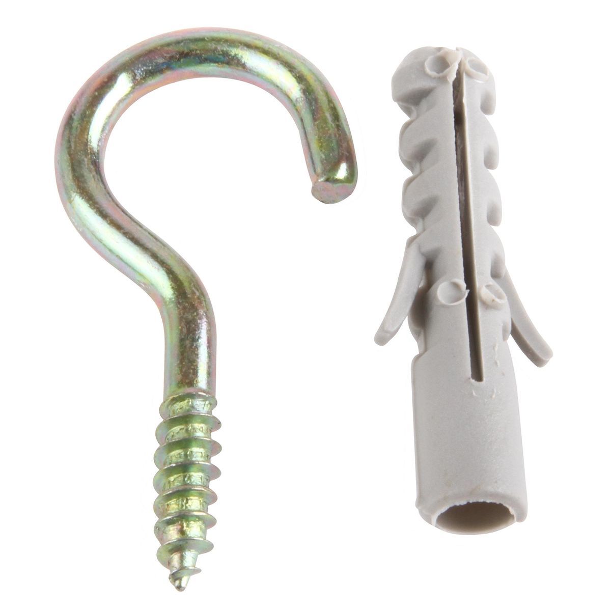 FIXSER - Tarugo con cáncamo 8 mm 4 unidades