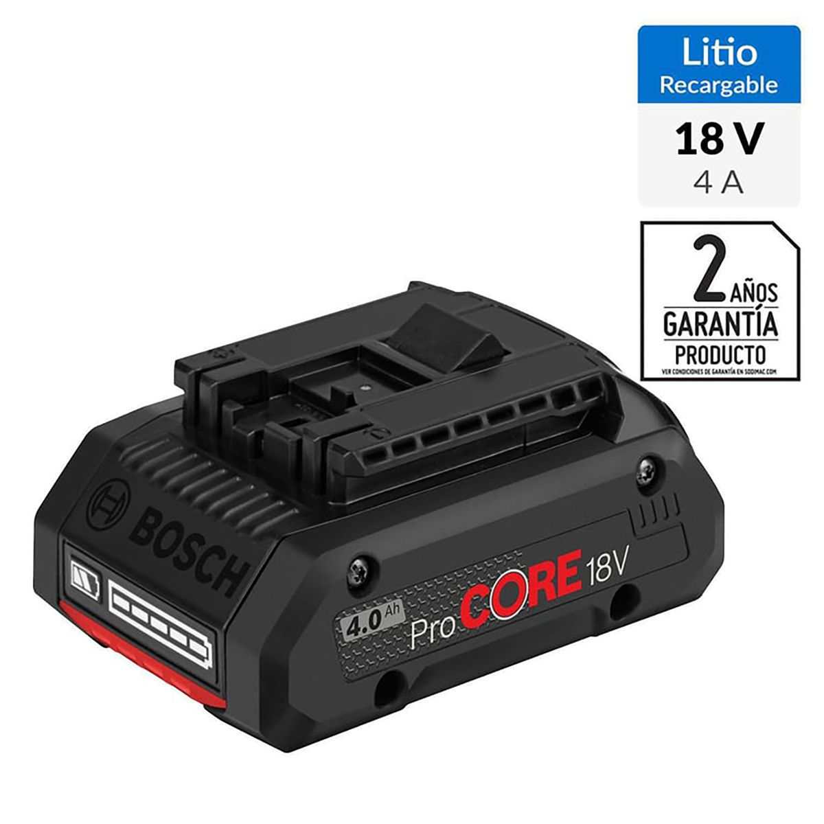 BOSCH - Batería recargable 18V 4,0 Ah