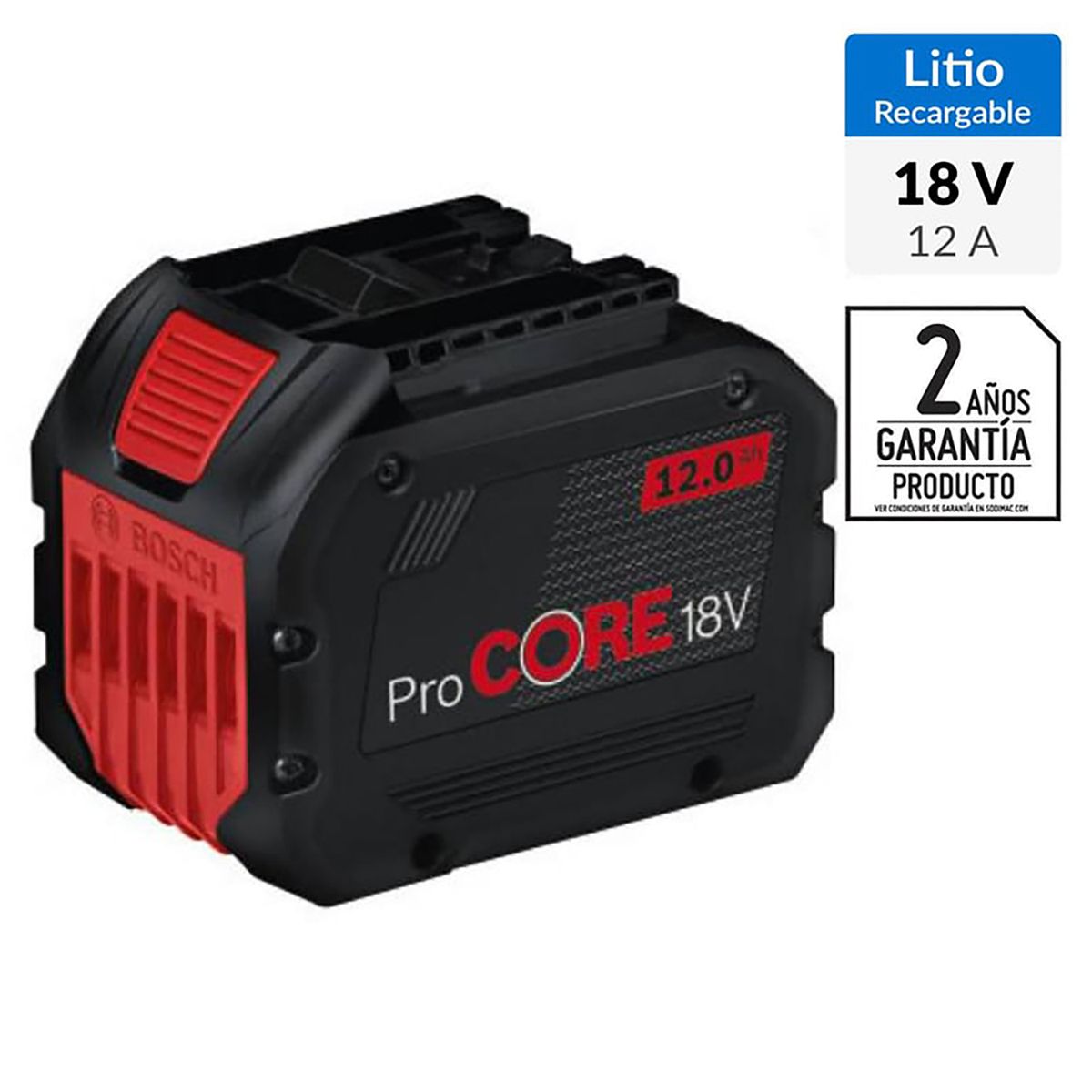 BOSCH - Batería recargable 18V 12,0 Ah