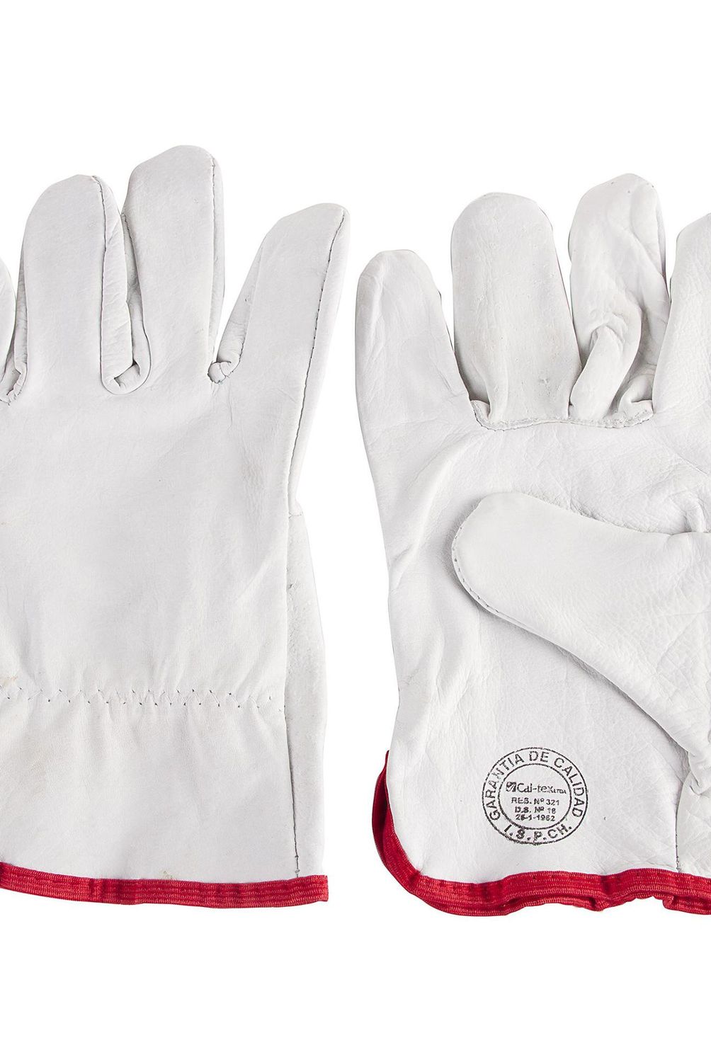 REDLINE - Guante Profesional Cabritilla de Puño Corto Talla única Blanco