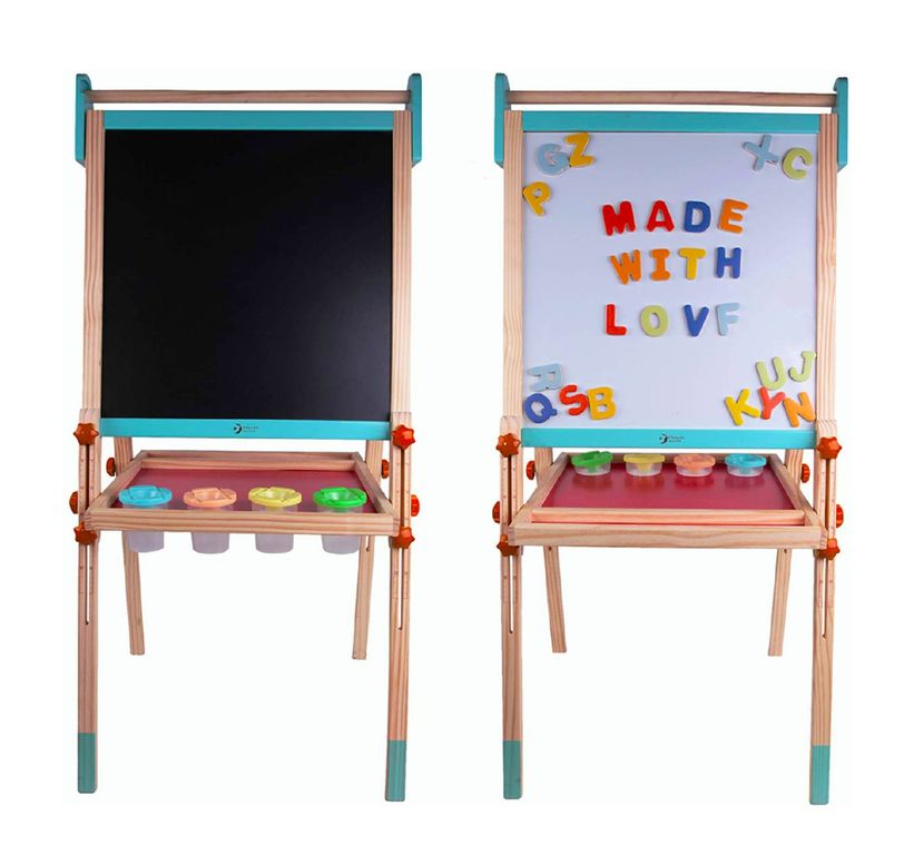 KIDSCOOL Pizarra 2 caras multifunción Playful