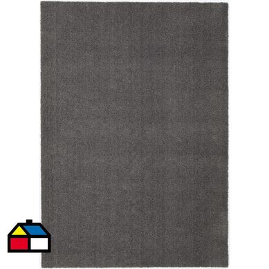 Alfombra Kiss 133x195 cm lavable gris