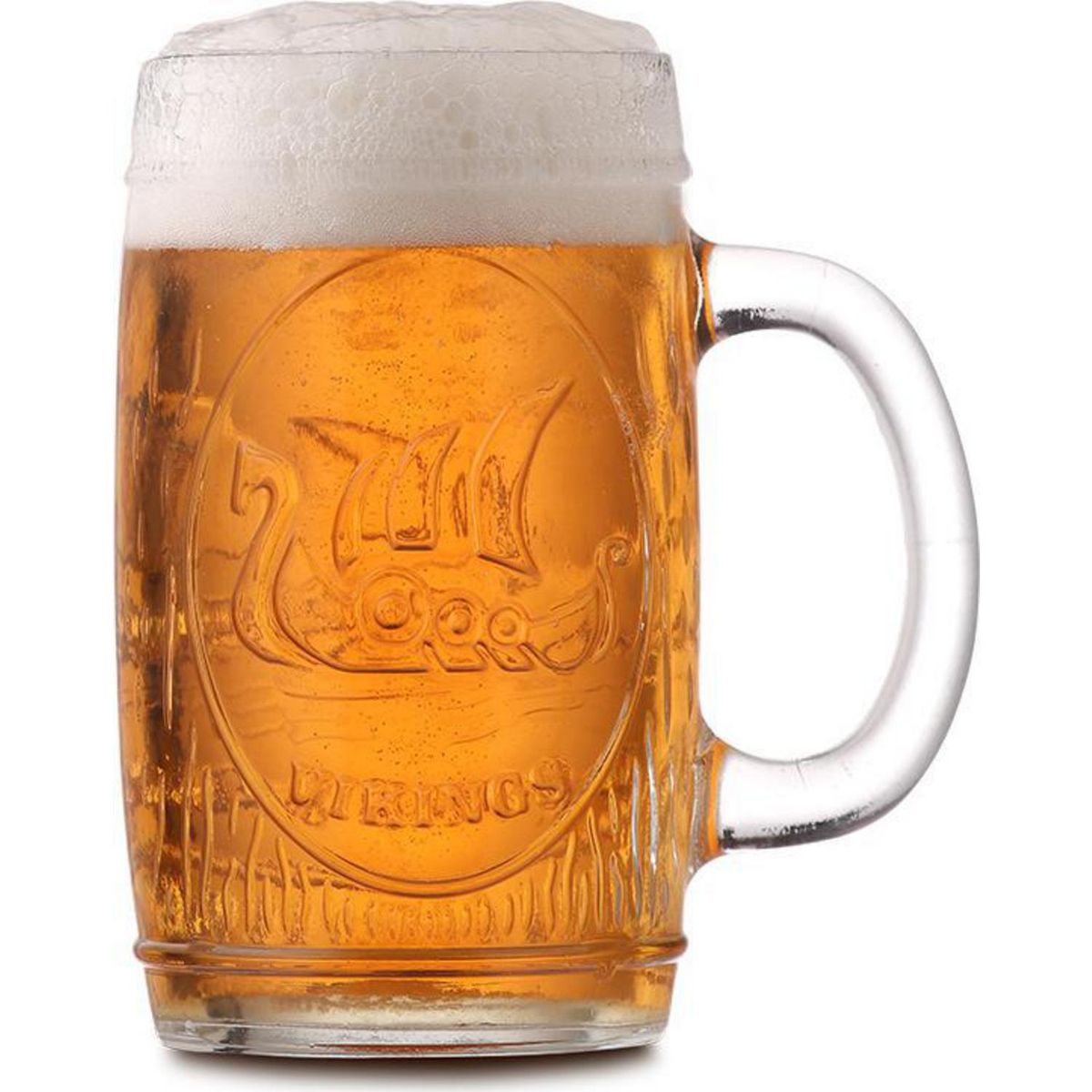 ALLEGRA - Set de Vasos Cerveceros Allegra 480 cc Transparente 4 Unidades