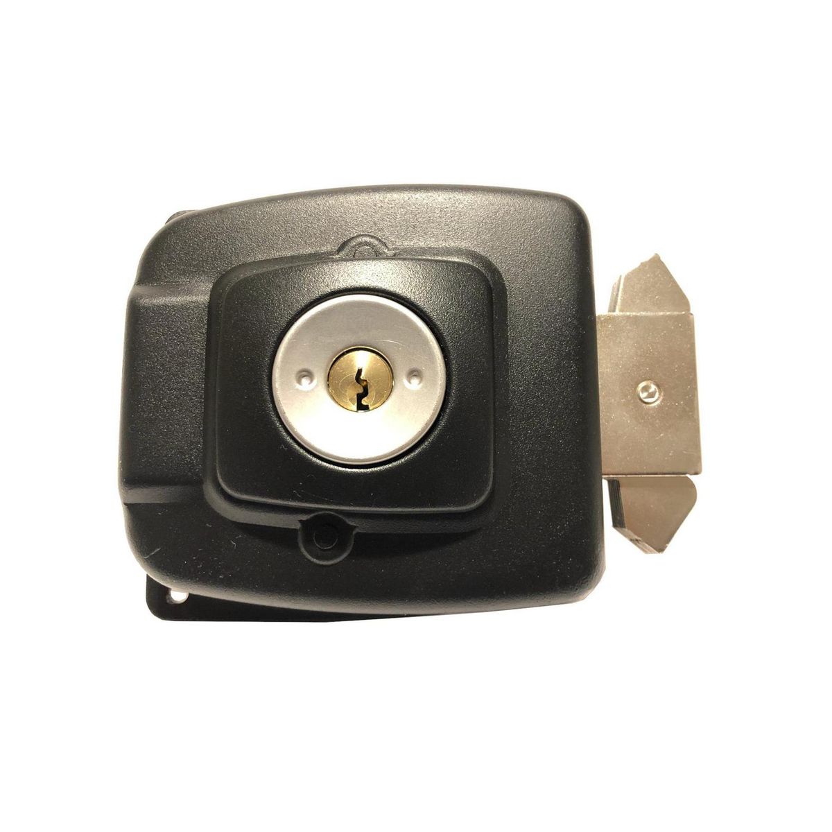 FIXSER - Cerradura sobreponer puerta/corredera negra