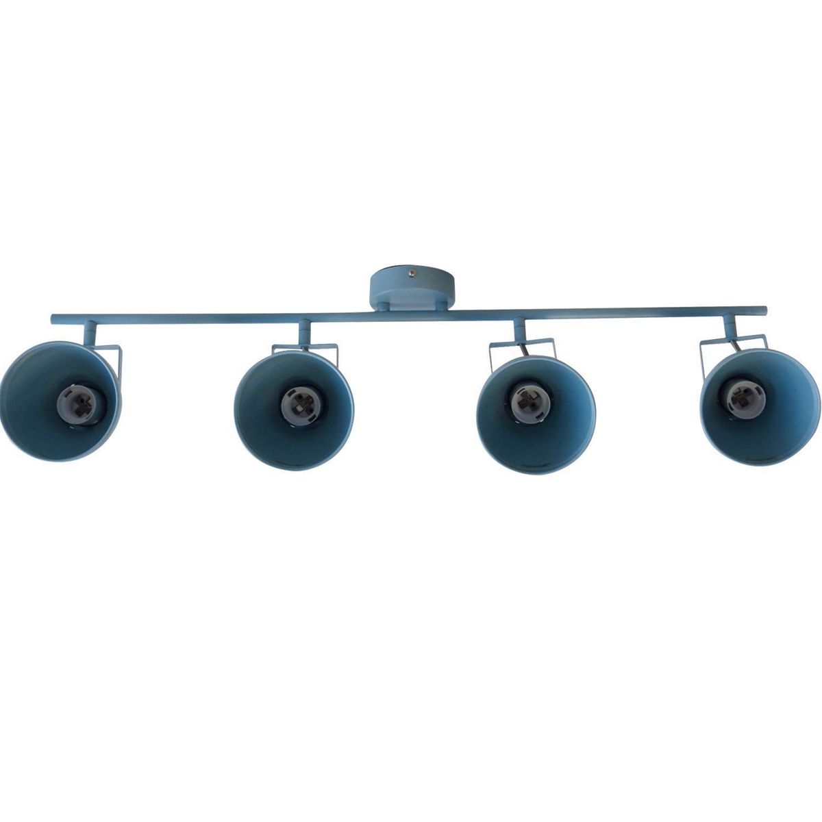 BP ILUMINACION - Barra Led Cosmos 4 Luces Metal Celeste 5.5 cm