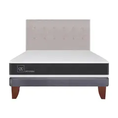 CIC - Cama europea ortopedic 2 plazas bn + respaldo