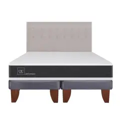 CIC - Cama europea ortopedic king + respaldo