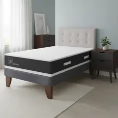CIC - Cama Europea Ortopedic 1.5 Plazas + Muebles