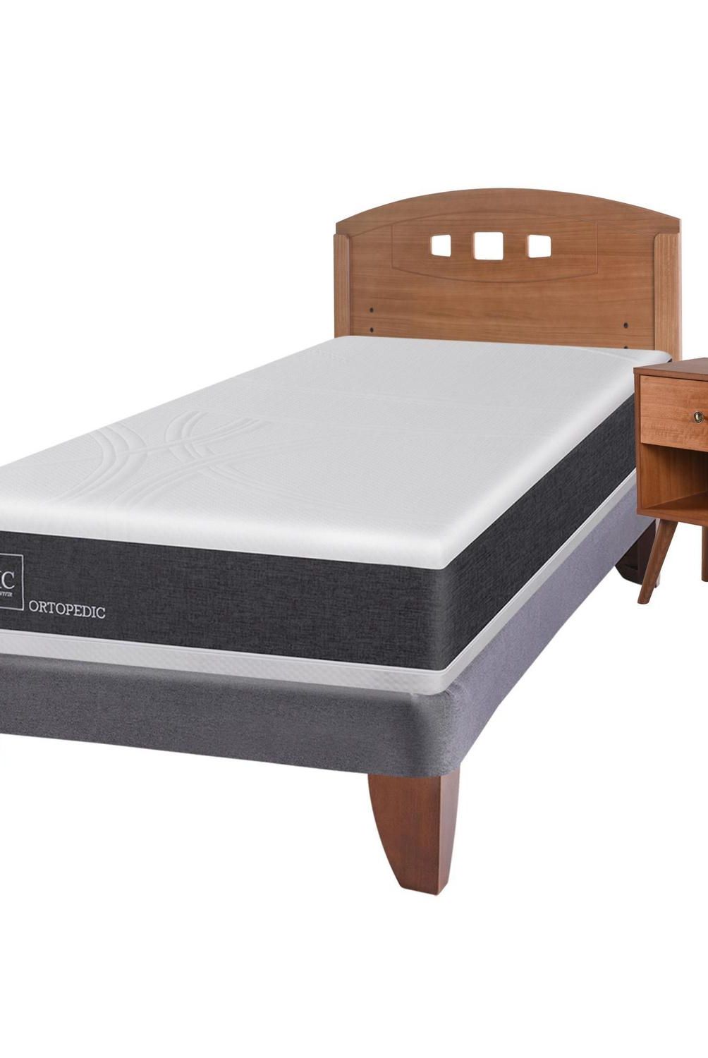 CIC - Cama europea ortopedic 1.5 plazas + muebles