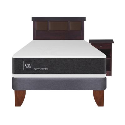 Imagen 2 del producto Cama Europea Ortopedic 1.5 Plazas + Muebles