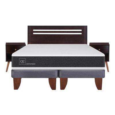 Imagen 2 del producto Cama Europea Ortopedic 2 Plazas Bd + Muebles