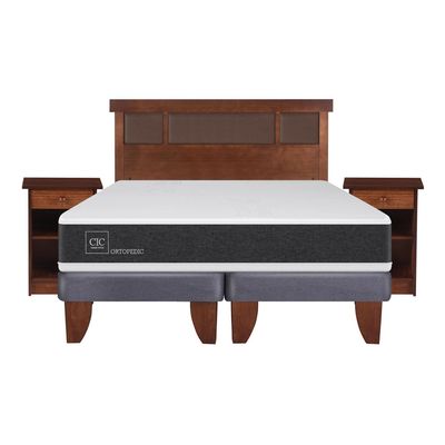 Imagen 2 del producto Cama Europea Ortopedic 2 Plazas Bd + Muebles