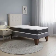 CIC - Cama Europea Ortopedic 1.5 Plazas + Respaldo